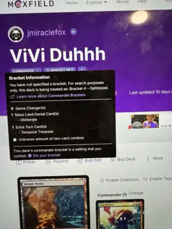 ELITE Vivi Ornitier Commander Deck EDH MTG Magic the Gathering W/deck Box - Image 2