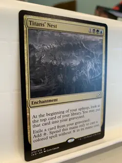 Titans' Nest Ikoria: Lair of Behemoths MTG NM IKO Rare #212/274 Same Day Handle - Image 2