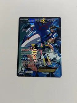 Pokemon TCG Team Aqua's Kyogre-EX Double Crisis Holo Card 6/34 LP Condition - Image 3