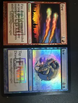 🔥💧Fire / Ice - FOIL - FNM Friday Night Magic DCI - MTG - See pics 4 cond - 536 - Image 1