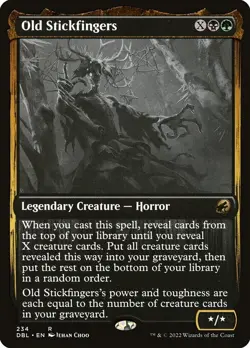 Old Stickfingers NonFoil Innistrad: Double Feature 234 NM MTG - Image 1