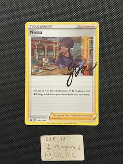 Pokemon Crown Zenith - Nessa - 136/159 - Holo Rare - M/NM - Image 1