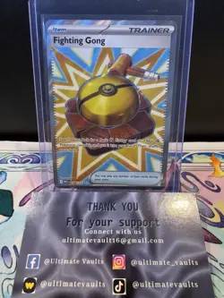 Pokemon TCG: Fighting Gong 168/132 Me01: Mega Evolution Holo NM - Image 1
