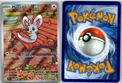 Minccino 152/086 Holo Illustration Rare Black Bolt Pokemon NM - Image 3