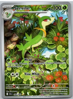 Servine - 088/086 088/086 Holo Illustration Rare SV: Black Bolt Pokemon NM - Image 1