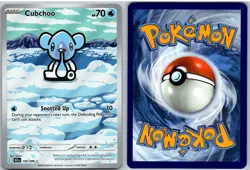 Cubchoo 109/086 Holo Illustration Rare Black Bolt Pokemon NM - Image 3