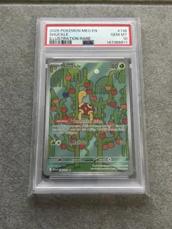 Shuckle # 136/132 IR | Pokemon TCG - 2025 Mega Evolutions | PSA 10 - Image 3