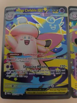 Mega Clefable ex x2 Pokemon Perfect Order NM/Mint - Image 2