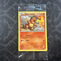 Charmander - 17/113 - Pokemon Legendary Treasures SEALED Build-A-Bear Promo D26 - Image 1