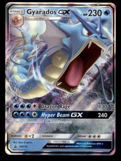 Gyarados GX - SM212 Holo Promo Sun & Moon Promo Pokemon TCG NM - Image 1