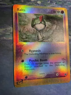 Pokemon, Ralts, 74/100, Reverse Holo, LP Condition - Image 1