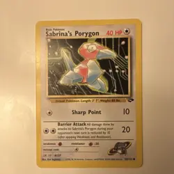 Pokemon Sabrina's Porygon 98/132 Gym Challenge Regular Common Basic 40 HP - Image 1