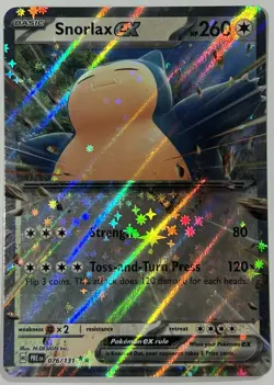 Pokemon TCG - Snorlax ex SV: Prismatic Evolutions 076/131 NM - Image 1