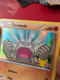 Geodude 43/83 Holo GAME Promo Pokemon Card Near Mint Condition - Image 4