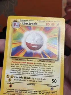 Electrode 21/102 Base Set Non Holo Rare Pokemon TCG 1999 - Image 3