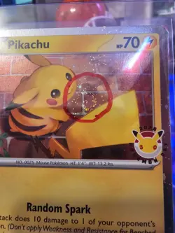 Pikachu 051/162 Pokemon Day STAMPED Cosmos Pokemon Day Promo SWIRL 🌀 - Image 3