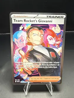 Pokemon Team Rocket's Giovanni 238/182 - Special Illustration Rare - Image 1