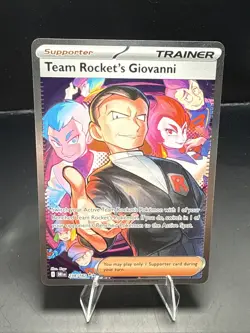 Pokemon Team Rocket's Giovanni 238/182 - Special Illustration Rare - Image 2