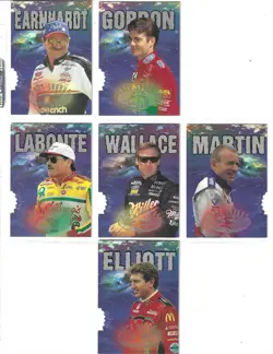 1997 Wheels Race Shark FIRST BITE PARALLEL--#1 Dale Earnhardt-BV$5!-1 CARD ONLY! - Image 1