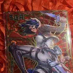 Mikasa Ackerman ATTACK ON TITAN Serial #31/200 SP Anime METAL Card - Image 2