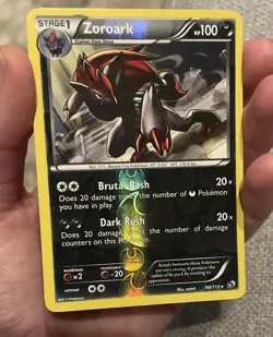 Zoroark 90/113 Reverse Holo Rare, Legendary Treasures, 2013 Pokemon card, NM - Image 1