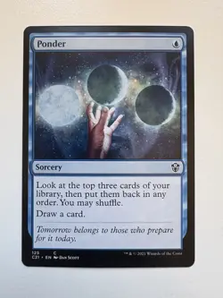 Ponder MTG Magic the Gathering Card NM Near Mint C21 - Image 1