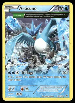 Pokemon Cards Articuno 17/108 Roaring Skies Rare LP - Image 1