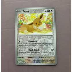 Eevee Reverse Holo Pokemon Card - Image 1