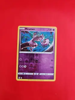 Mewtwo 056/172 Swsh09: Brilliant Stars Rare Reverse Holo Card - Near Mint - Image 3