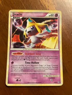 Jirachi - 1/95 - Holo Rare HS Unleashed - Pokemon Card - LP - Image 1