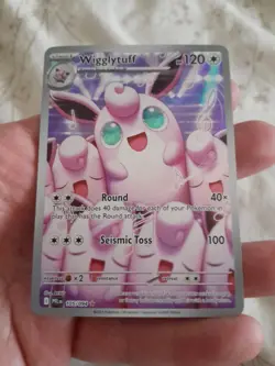 Wigglytuff 105/094 Me02: Phantasmal Flames Holo Pokemon Card Tcg Mint Full Art - Image 1