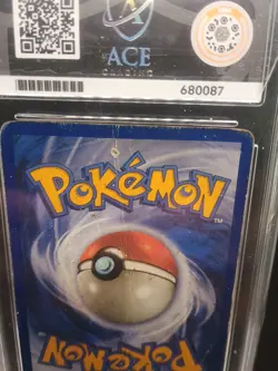 Pokemon 4/102 Charizard Base Set 1999 Vintage ACE 1 POOR Cool 😎 Pin Holes - Image 3