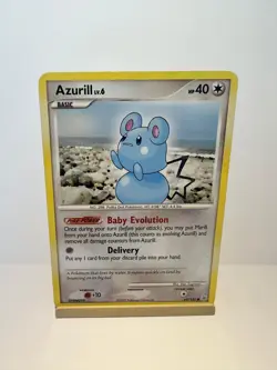 Azurill 69/130 Common Diamond & Pearl Pokemon Moderately Played - Image 1