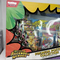 Pokemon TCG: Ascended Heroes Premium Poster Collection Mega Gardevoir Sealed - Image 2