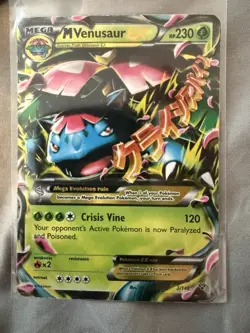 Pokemon TCG Mega Venusaur EX 2/146 XY Base Set LP+NM Condition - Image 1