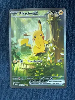 Pikachu ex 276/217 Pokemon Ascended Heroes NEAR MINT PACK FRESH GRADEABLE! - Image 1