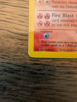 Pokemon Ninetales Holo Rare Base Set 12/102 1999 English TCG - Image 4