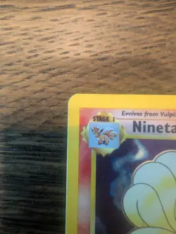 Pokemon Ninetales Holo Rare Base Set 12/102 1999 English TCG - Image 5