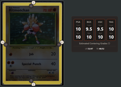 LP Pokemon Hitmonchan Base Set Holo Rare 7/102 70 HP 1999 Wizards English - Image 3