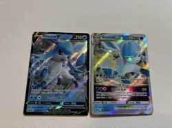 Pokemon TCG Glaceon v SWSH196 & Vstar SWSH197 Black Star Promo MINT - Image 1