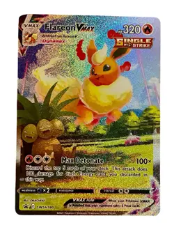 Pokemon Flareon VMAX SWSH180 Sword & Shield Promo Single Strike Holo English - Image 1