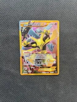Pokemon TCG Alakazam-EX Fates Collide 125/124 Holo Secret Rare - Image 1