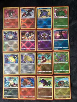 16 Radiant Rare Full Set Complete Pokemon Collection Charizard Blastoise Eevee - Image 1