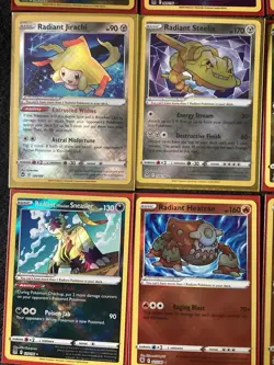 16 Radiant Rare Full Set Complete Pokemon Collection Charizard Blastoise Eevee - Image 4