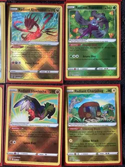 16 Radiant Rare Full Set Complete Pokemon Collection Charizard Blastoise Eevee - Image 5