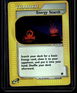 Energy Search 153/165 Reverse Holo Expedition Pokemon Card WoTC E-Reader - Image 1