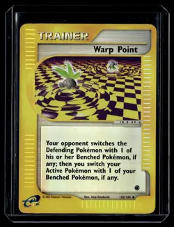 Warp Point 152/165 Reverse Holo Expedition Pokemon Card WoTC E-Reader - Image 1