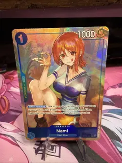 Nami OP09-050 Alt Art Holo - One Piece TCG English Card Near Mint Rare Foil - Image 1
