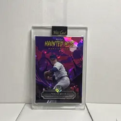 2025 Wild Card Haunted Hits Monster Hunt Nolan Ryan Psychic Serial Numbered /3 - Image 1