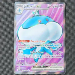 Jellicent ex 160/086 White Flare Holo Pokemon Card NM WHT EN pack fresh - Image 1